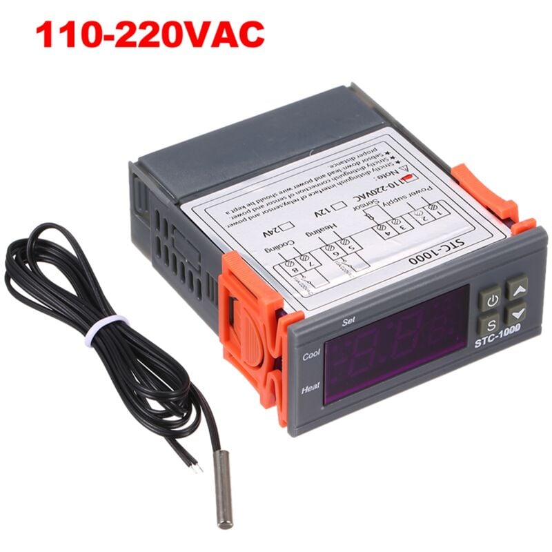 foto del prodotto minkurow stc 1000 termoregolatore digitale riscaldamento raffreddamento termostato celsius con sensore