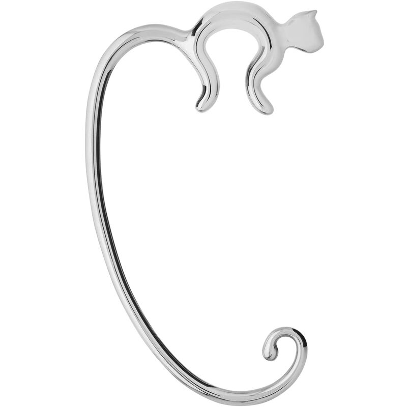 foto del prodotto minou fgo01 gancio appendi borsa da tavolo di design in acciao inox alessi