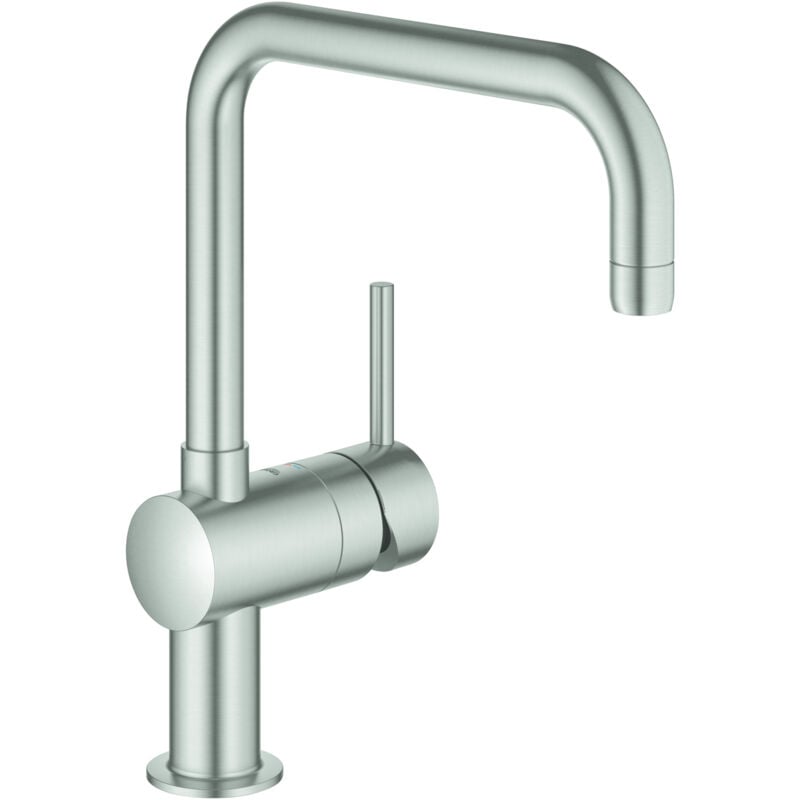foto del prodotto minta mitigeur monocommand pour vier, bec en u, 32488dc0, grohe