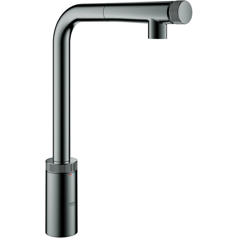 foto del prodotto minta smartcontrol - miscelatore da lavello con erogatore estraibile, smartcontrol, hard graphite 31613a00 - grohe