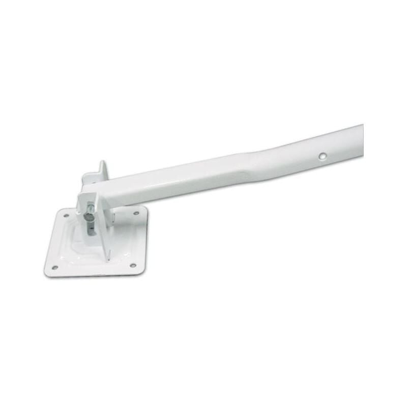 foto del prodotto minutex coppia di bracci stendibiancheria da parete pieghevoli bianchi cm.56