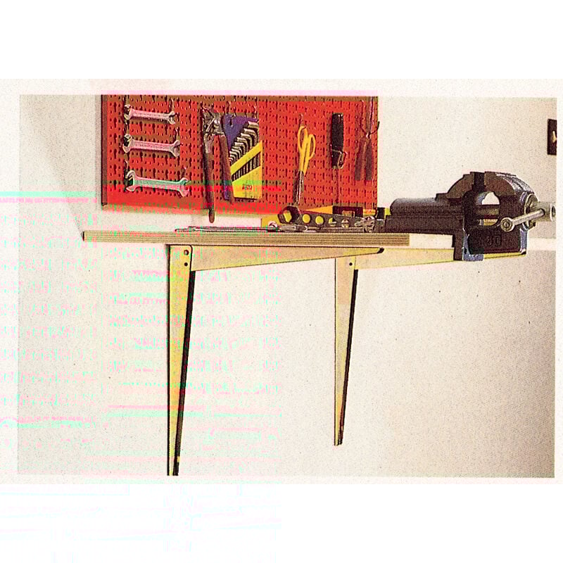 foto del prodotto minutex reggimensola ribaltabile 400 mm marrone