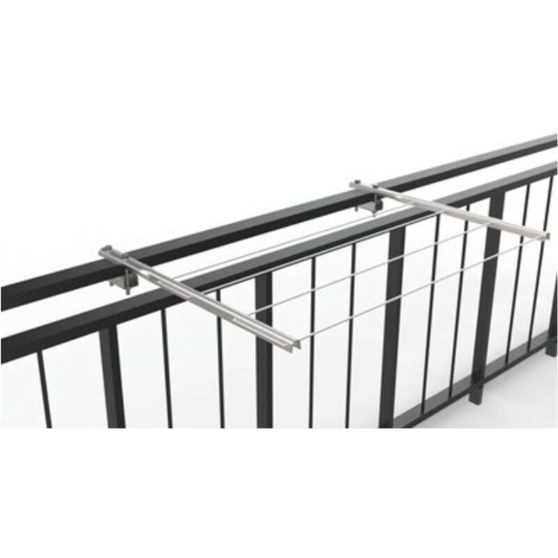 foto del prodotto minutex stendino x ringhiera 712 acciaio inox cm 58 cf pz 2 2 confezione