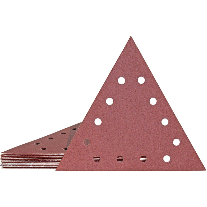 foto del prodotto miotools fox dischi abrasivi velcrati, 290 x 250 mm, 12 fori, p. levigatrici per muri, corindone normale 10 pz. g16