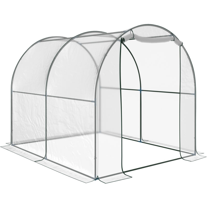 foto del prodotto miozzi serra da giardino per piante a tunnel in pvc 250x200x200 cm