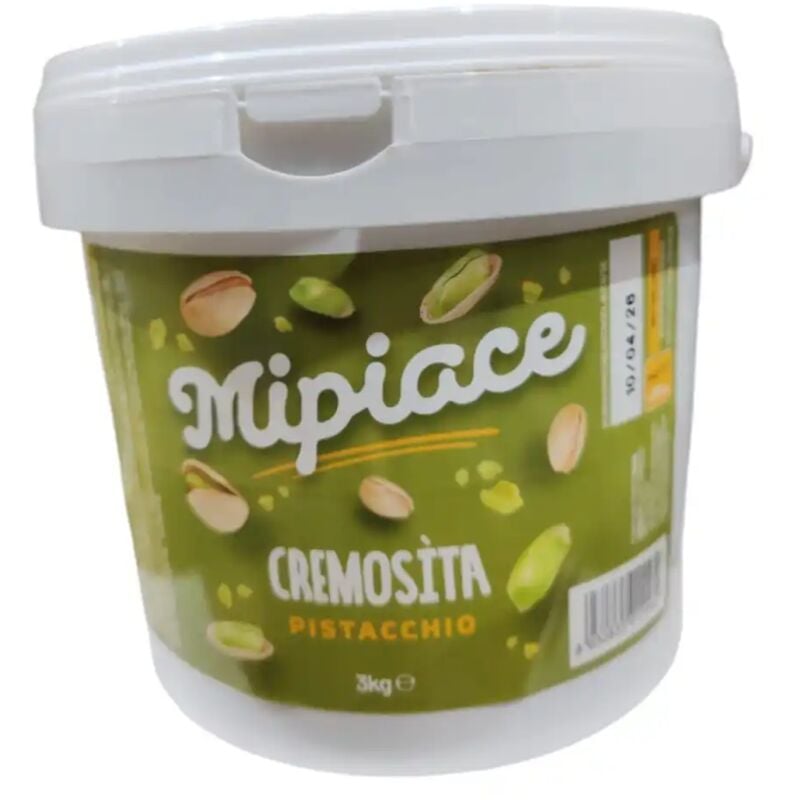 foto del prodotto mipiace crema spalmabile cremosit crema di pistacchio barattolo da 3 kg