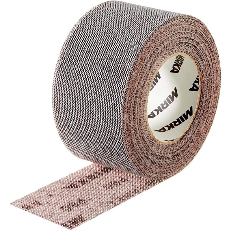 foto del prodotto mirka abranet rotolo abrasivo netto 75 mm x 10 m a strappo grana p400 1 rotolo per levigare legno, stucco, vernice, plastica 545bi001413r