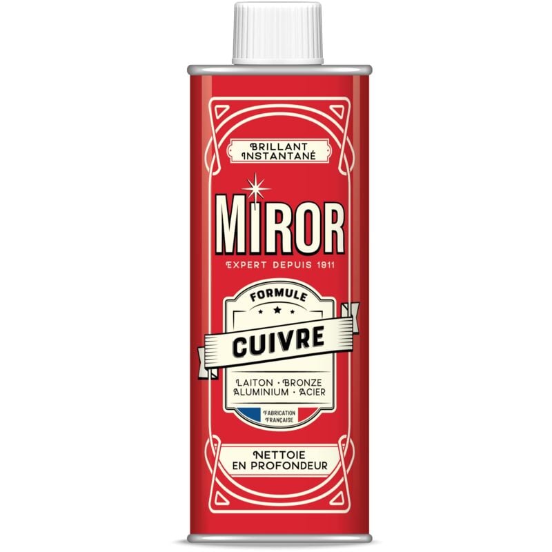 foto del prodotto miror rame detergente metalli rame, ottone, bronzo, alluminio acciaio bidone 250 ml