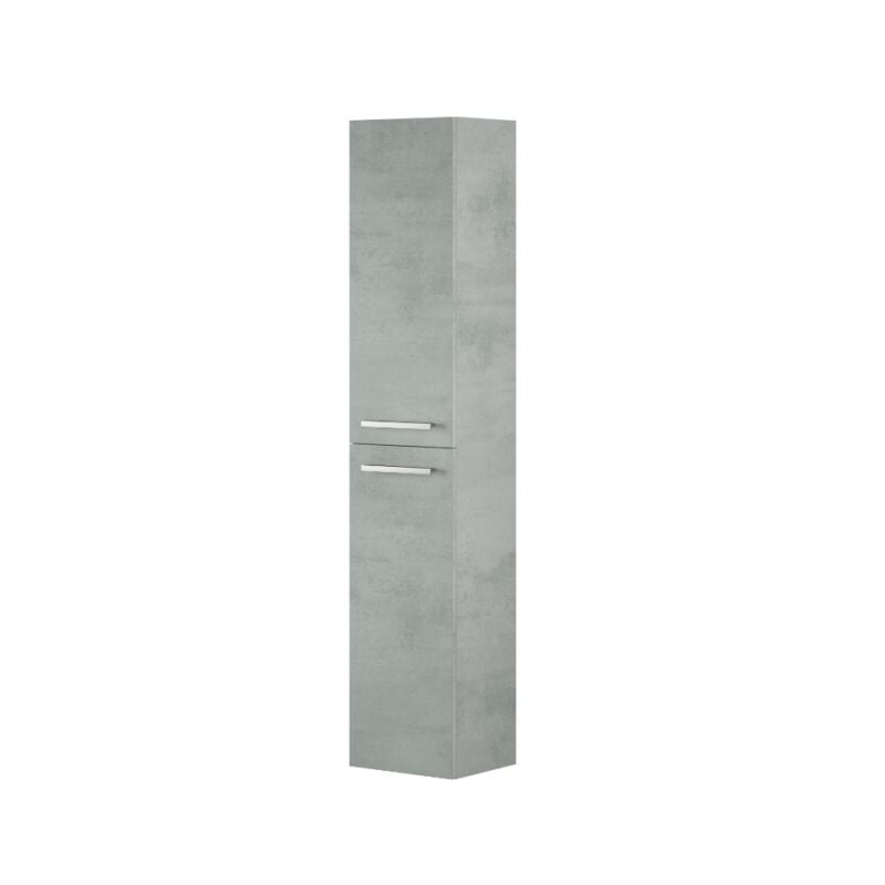 foto del prodotto miroytengo colonna bagno sospesa 30x150 cm cemento con due ante volo