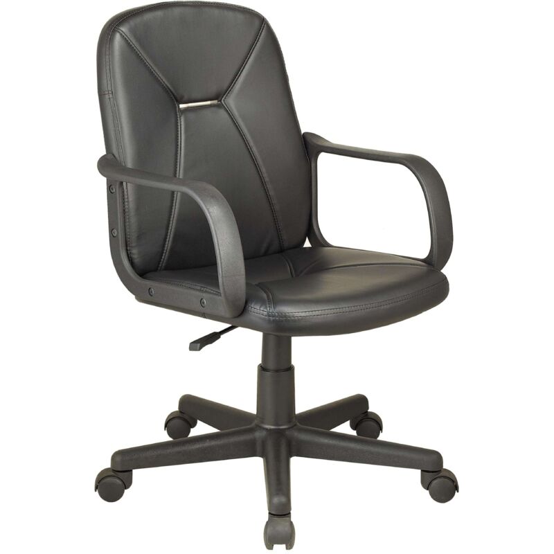 foto del prodotto miroytengo comoda sedia da ufficio in stile contemporaneo grigio antracite con ruote, braccioli regolabili e rivestimento in tessuto o similpelle