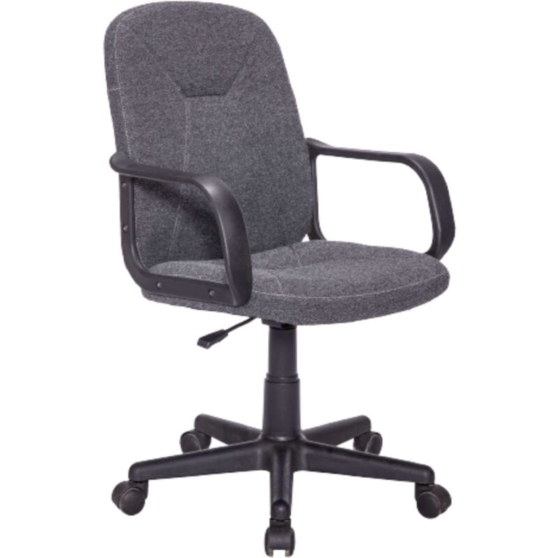 foto del prodotto miroytengo comoda sedia da ufficio in stile contemporaneo grigio antracite con ruote, braccioli regolabili e rivestimento in tessuto o similpelle