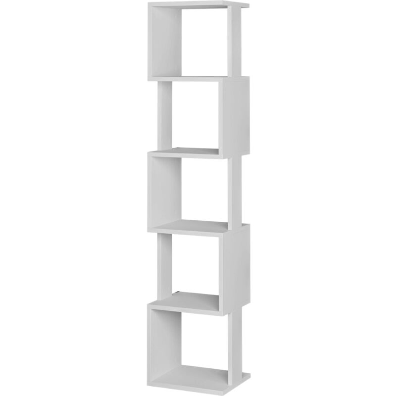foto del prodotto miroytengo guan 5 ripiani bianco 35x161x30 cm