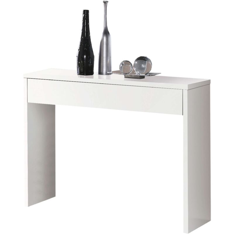foto del prodotto miroytengo mobile ingresso lupe in stile moderno bianco 101x76x30 cm