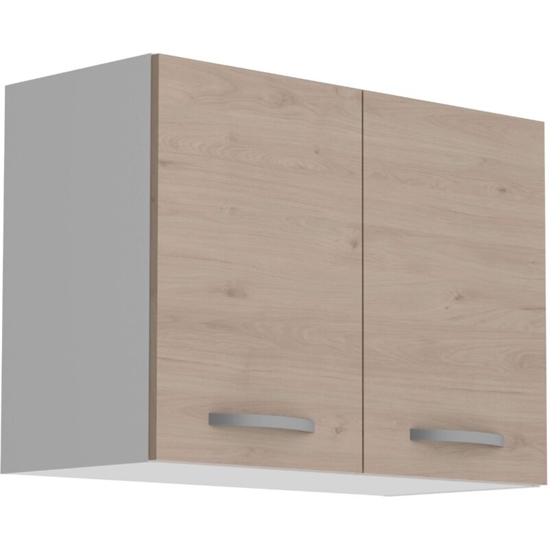 foto del prodotto miroytengo modulo cucina superiore eko a 2 ante in rovere jackson e bianco 80x35 cm