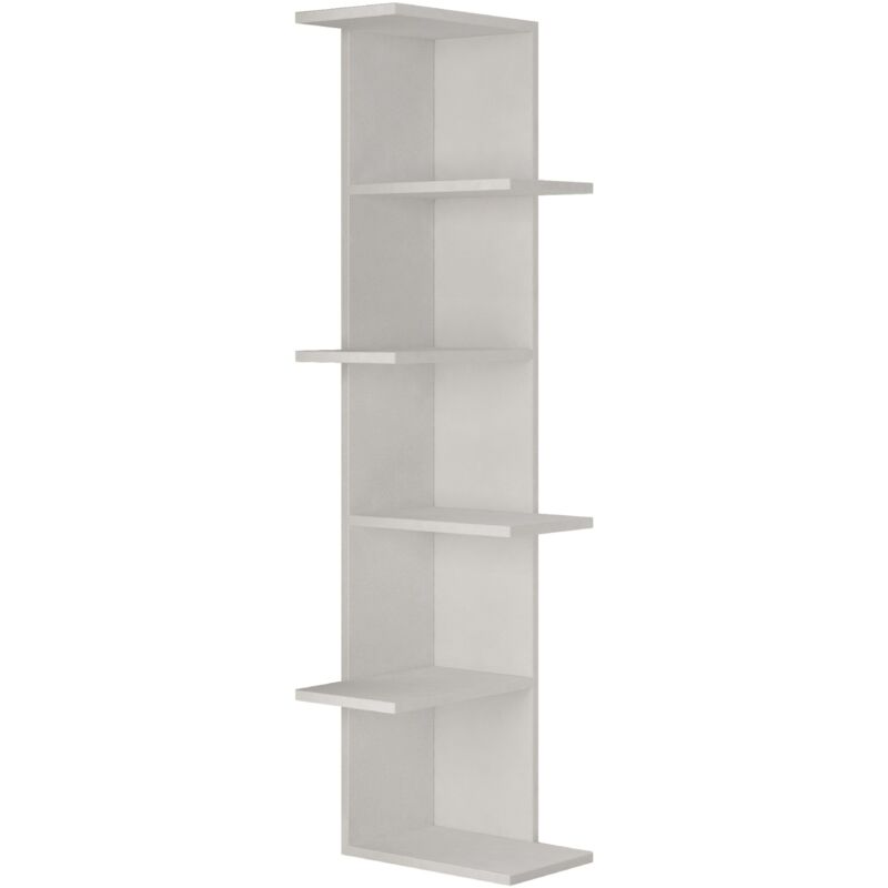 foto del prodotto miroytengo scaffale per soggiorno stair bianco 37x141x24 cm