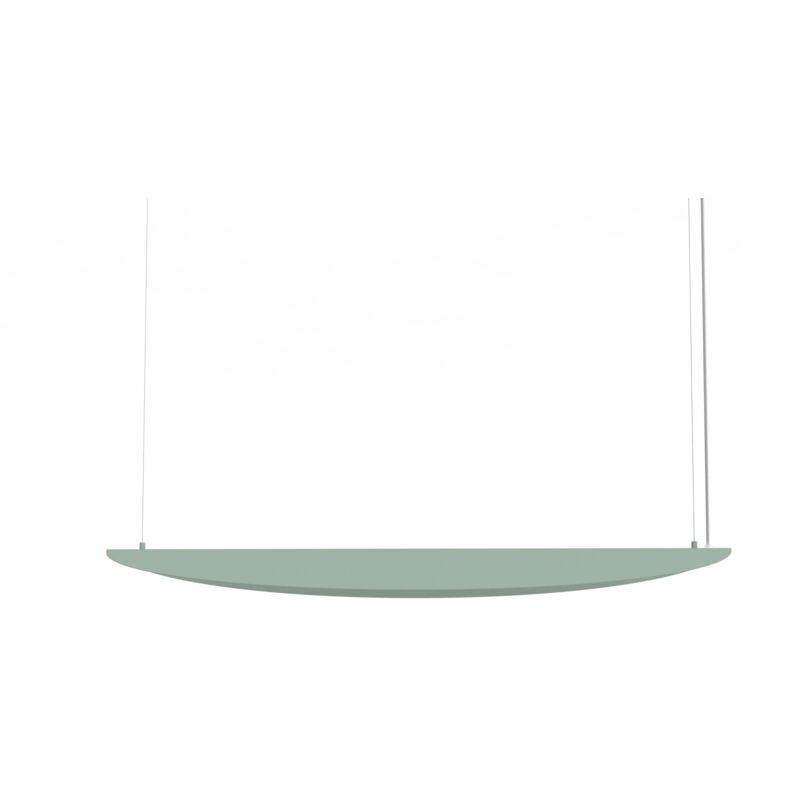 foto del prodotto mirror 1x sospensione, strip led, 17w m, 3000k, metallo, verde iceberg, l90cm lumicom
