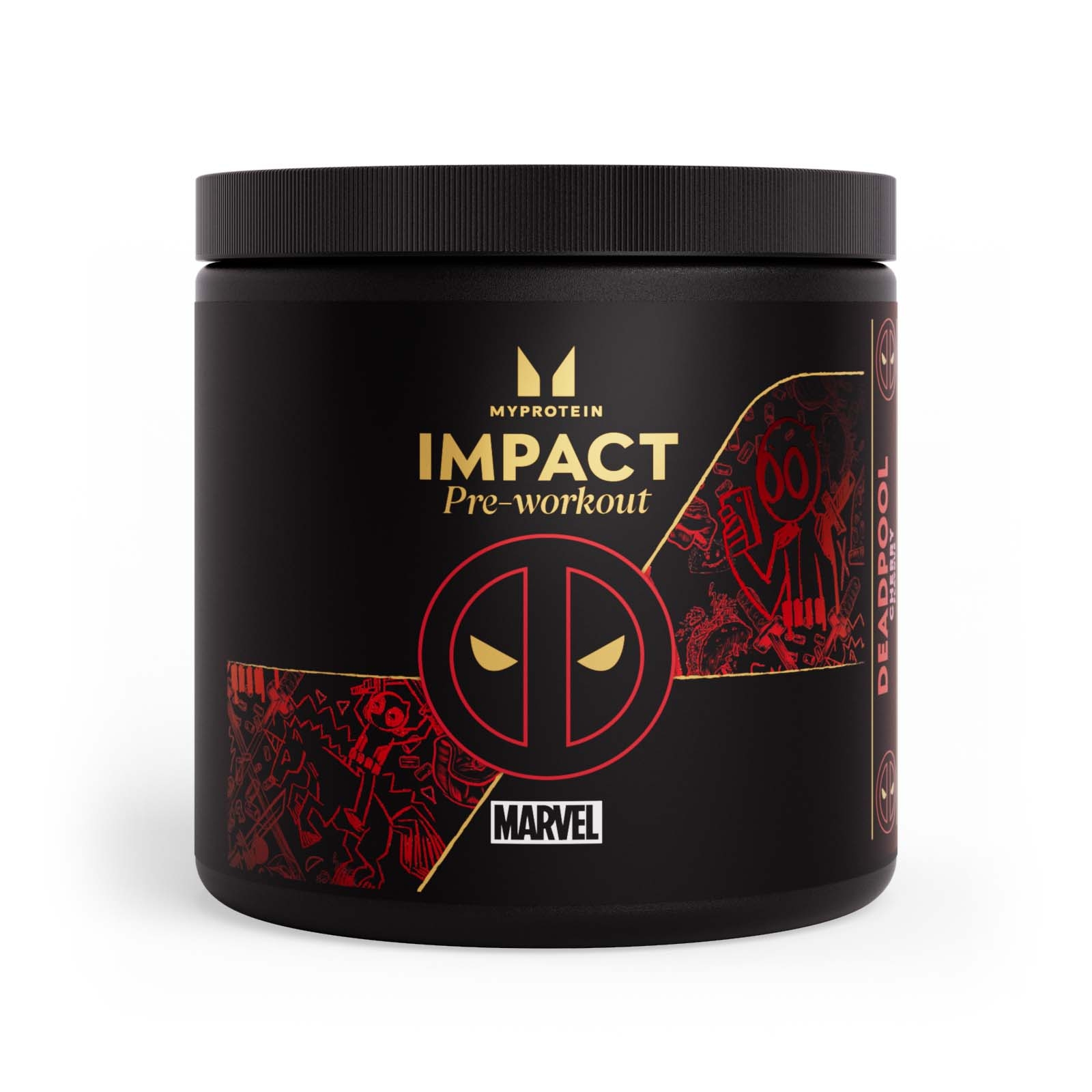 foto del prodotto miscela pre allenamento impact deadpool 40porzioni ciliegia