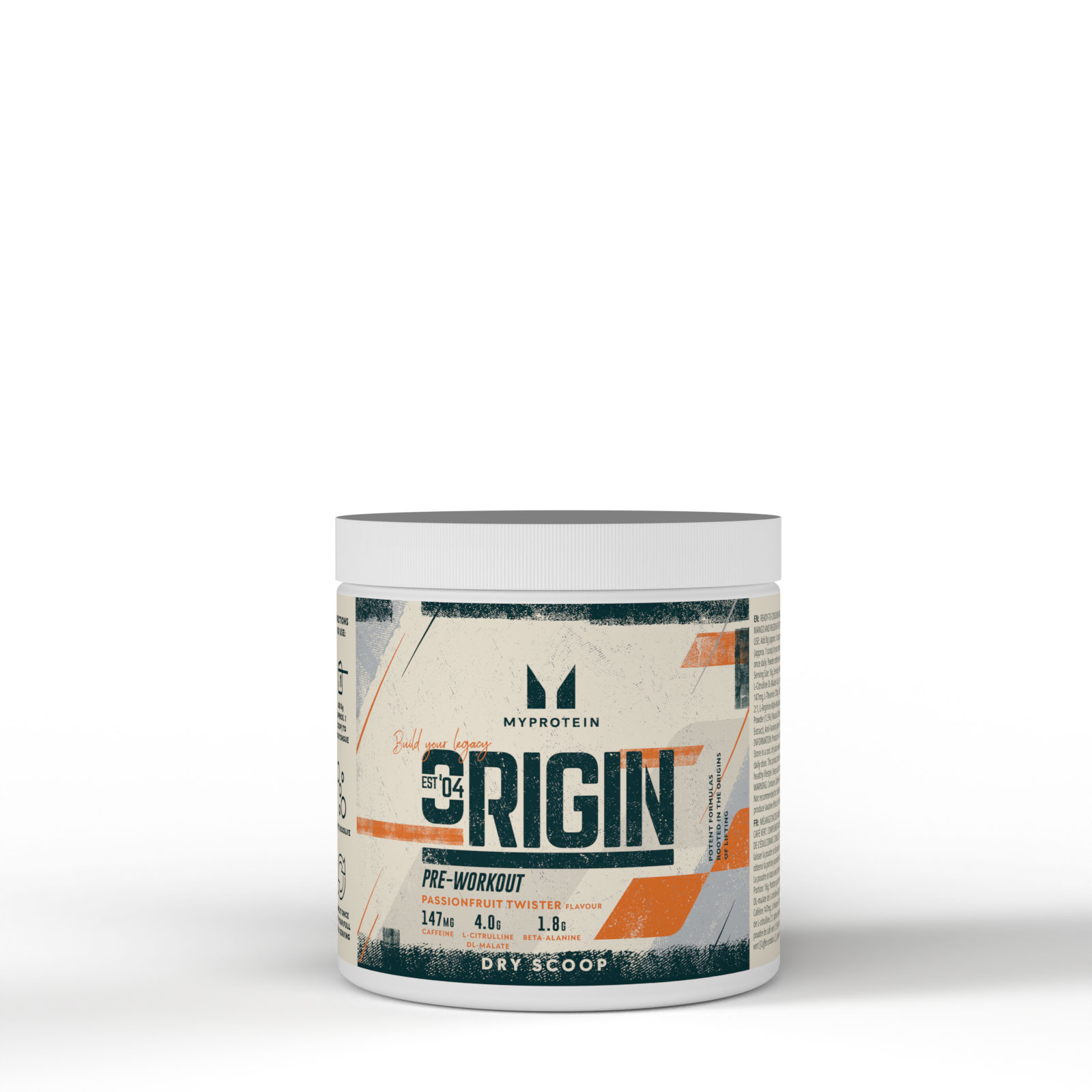 foto del prodotto miscela pre allenamento origin per dry scooping 18porzioni frutto della passione