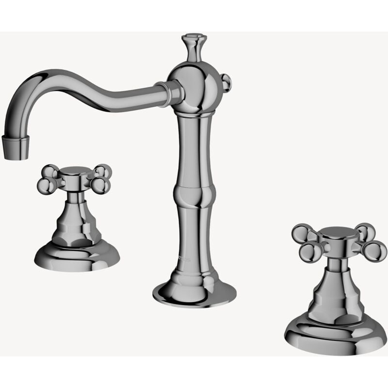 foto del prodotto miscelatore antico per lavabo cromo