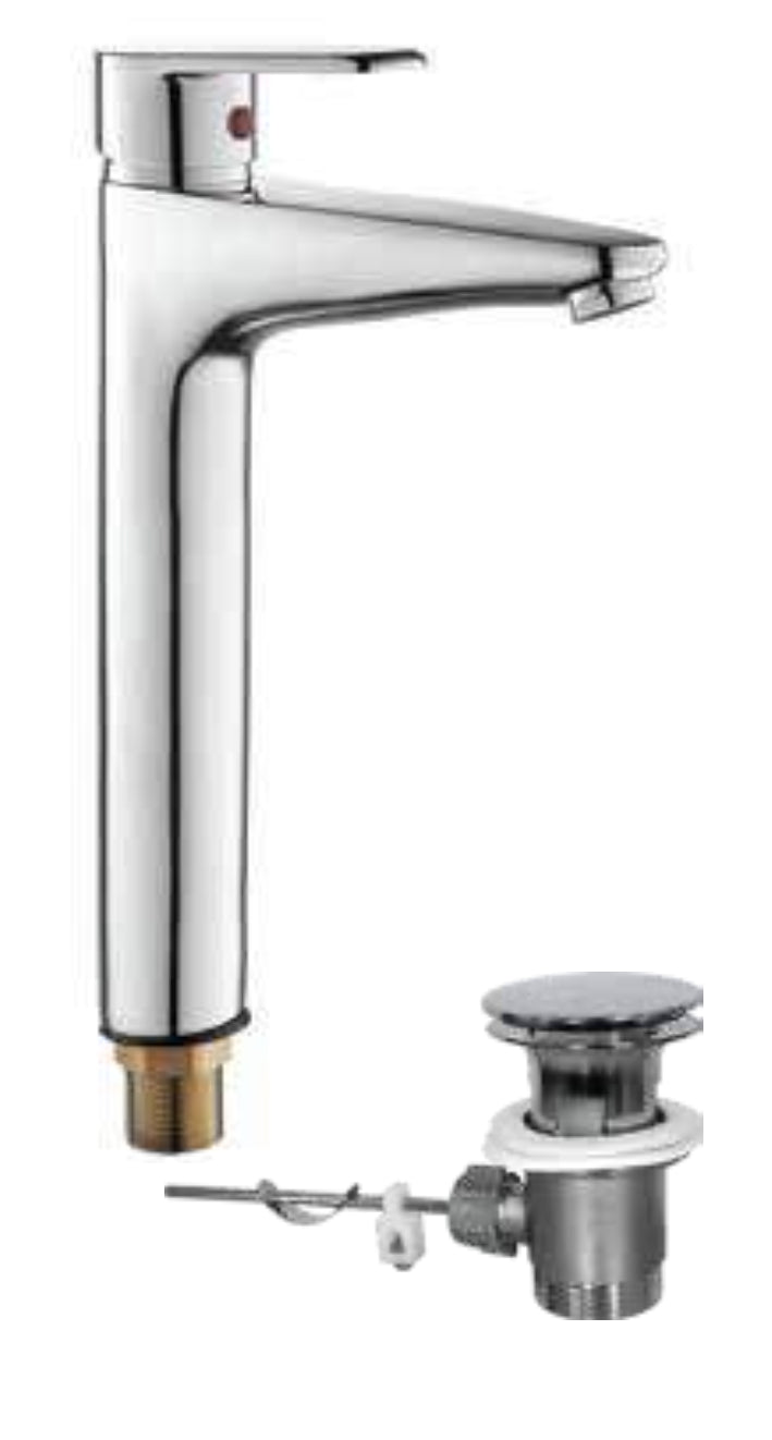 foto del prodotto miscelatore bagno lavabo alto completo