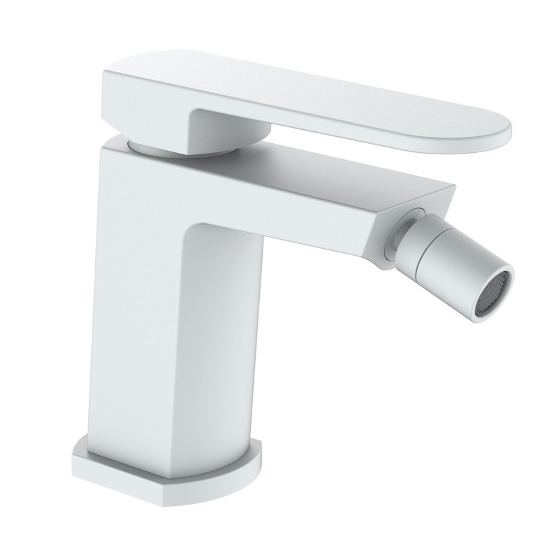 foto del prodotto miscelatore bidet bianco con piletta click clack serie venere