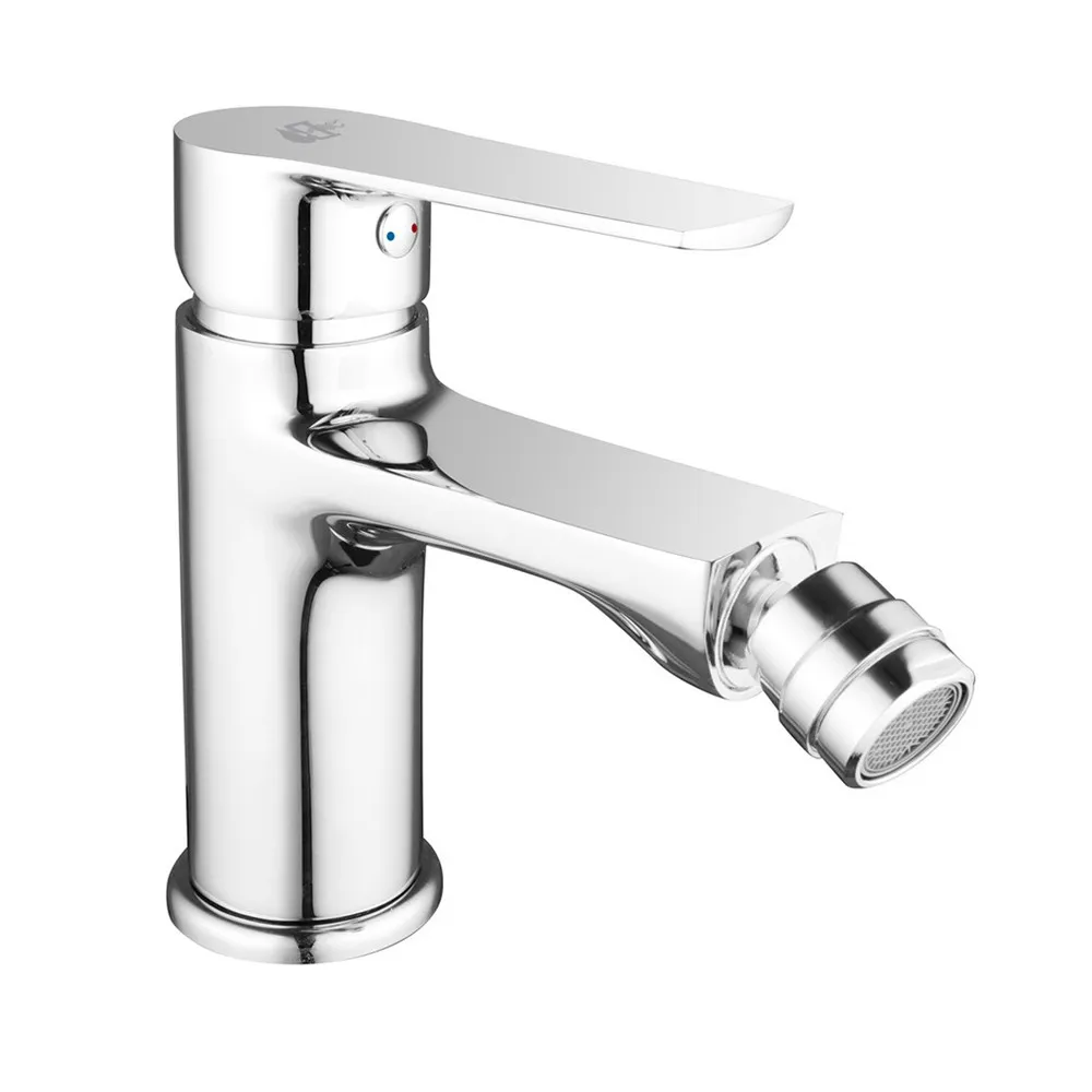 foto del prodotto miscelatore bidet cromato lucido con flessibili e piletta juliette