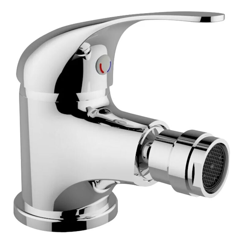 foto del prodotto miscelatore bidet in ottone cromato con piletta di scarico fast