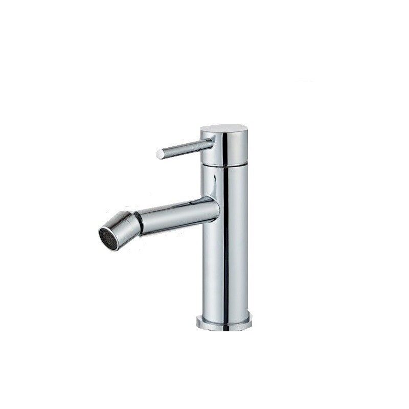 foto del prodotto miscelatore bidet moon in ottone cromato con piletta click clack