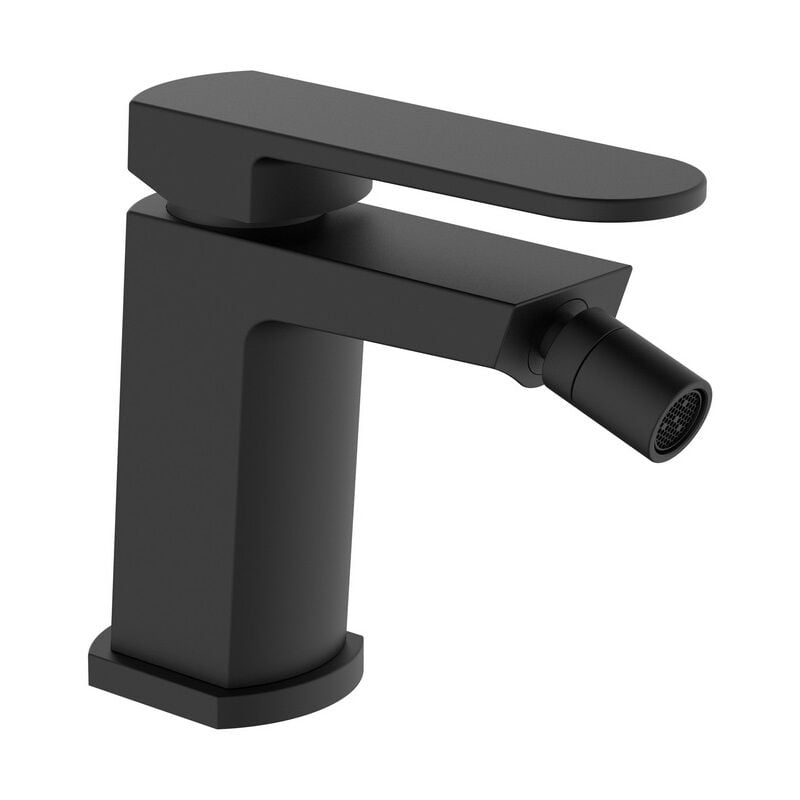 foto del prodotto miscelatore bidet nero opaco con piletta click clack - serie venere