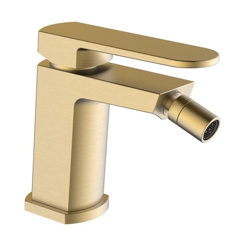 foto del prodotto miscelatore bidet oro opaco con piletta click clack serie venere