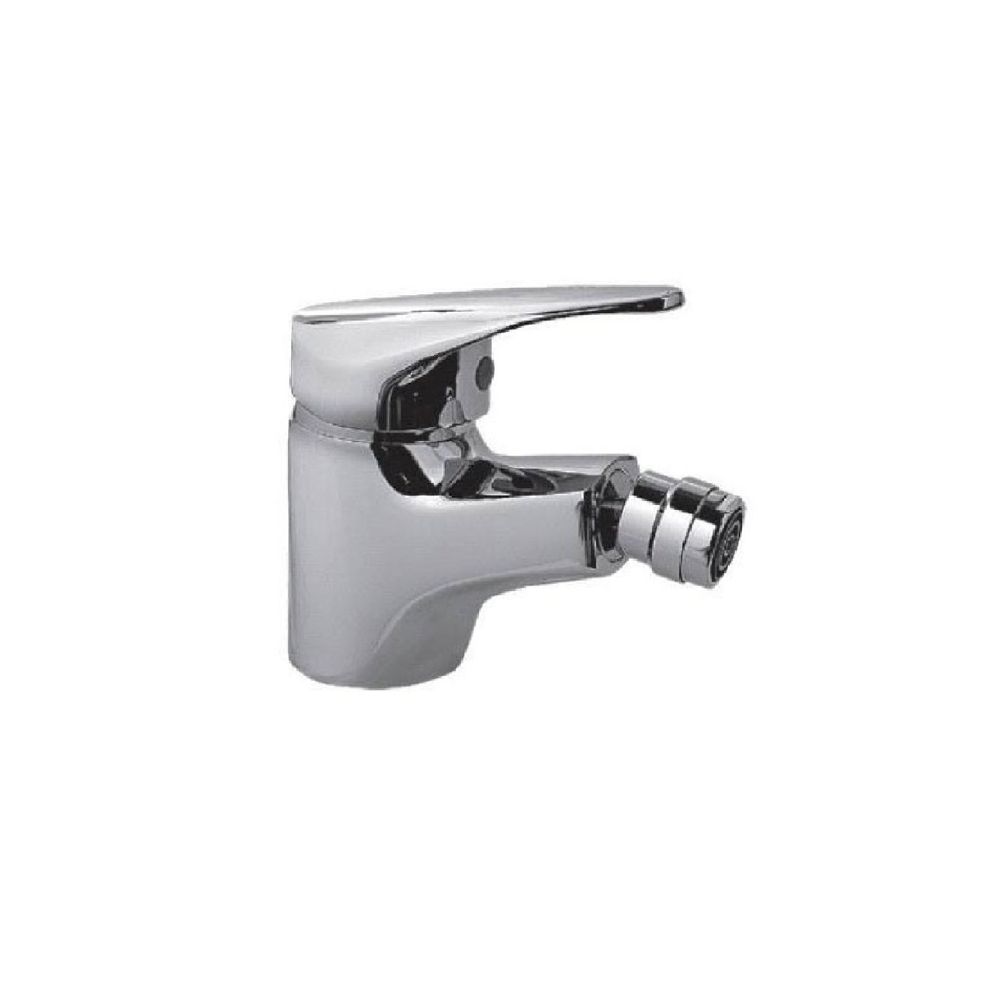 foto del prodotto miscelatore bidet t one by teorema ottone cromato monocomando piletta tubi