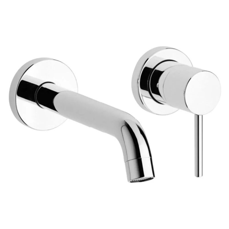 foto del prodotto miscelatore cromato a 2 fori per lavabo a parete cox