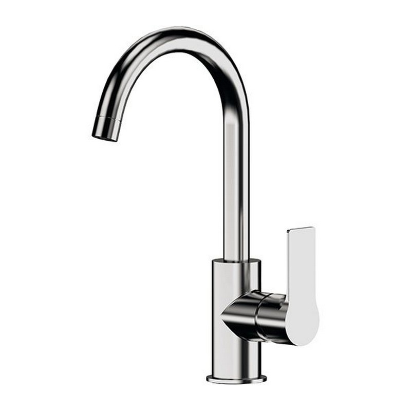 foto del prodotto miscelatore cucina monoforo 90 gradi con canna alta girevole serie energy