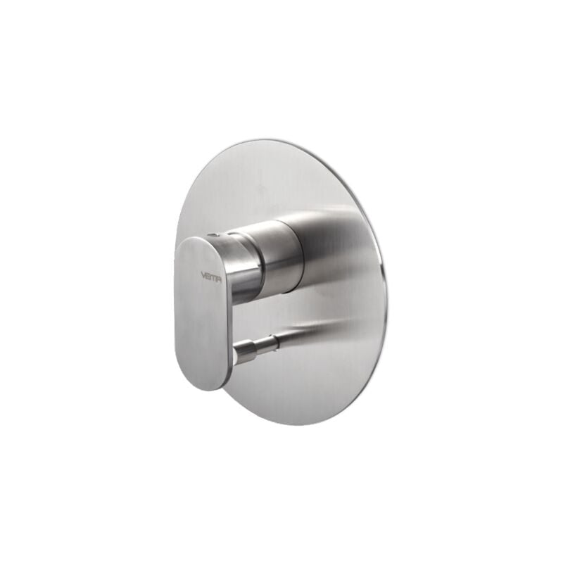 foto del prodotto miscelatore doccia acciaio inox con deviatore vema ayas steel v28140 satinato