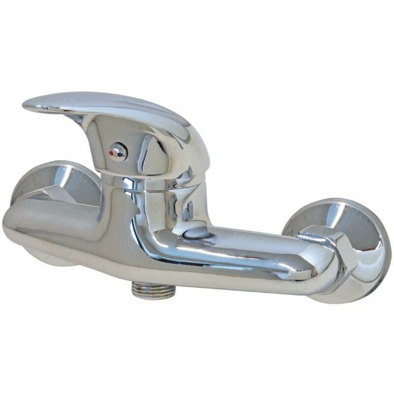foto del prodotto miscelatore doccia esterno perla in ottone cromato mm. 40