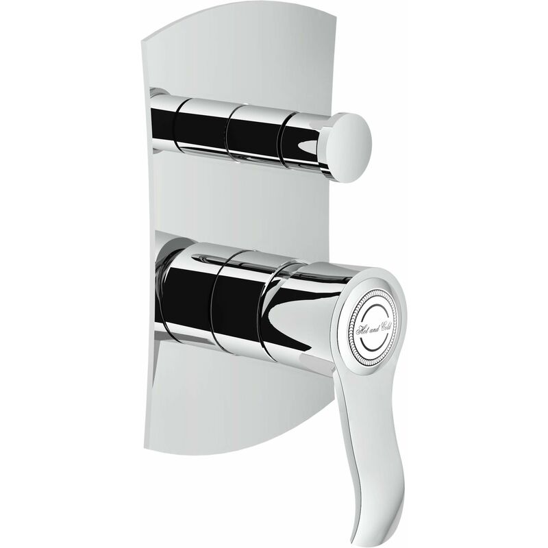 foto del prodotto miscelatore doccia incasso con deviatore nobili sof si98100 ecr cromo 2 uscite