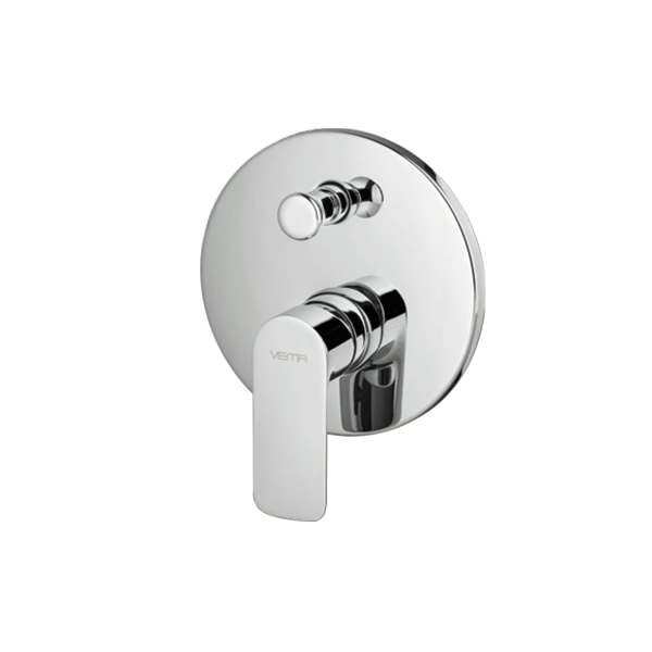 foto del prodotto miscelatore doccia incasso con deviatore vema slate v14140 cromato