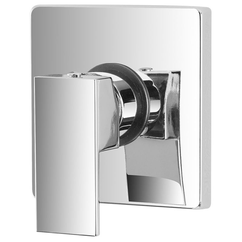 foto del prodotto miscelatore doccia incasso cromato in ottone design squadrato kubo