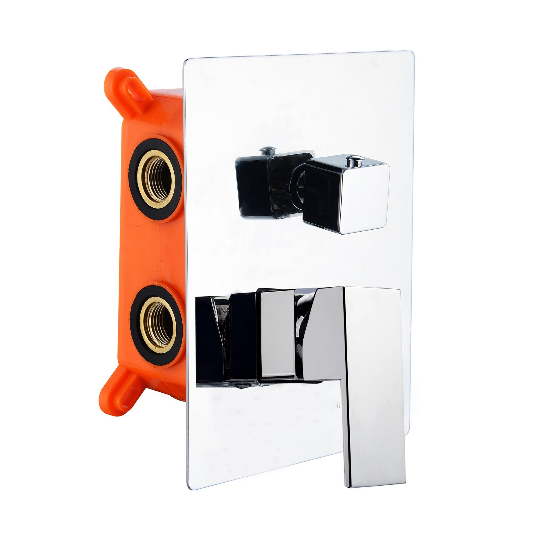 foto del prodotto miscelatore doccia incasso doccia quadrato con deviatore a 3 vie