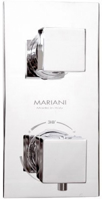 foto del prodotto miscelatore doccia incasso termostatico quadro 5 vie cromato mariani