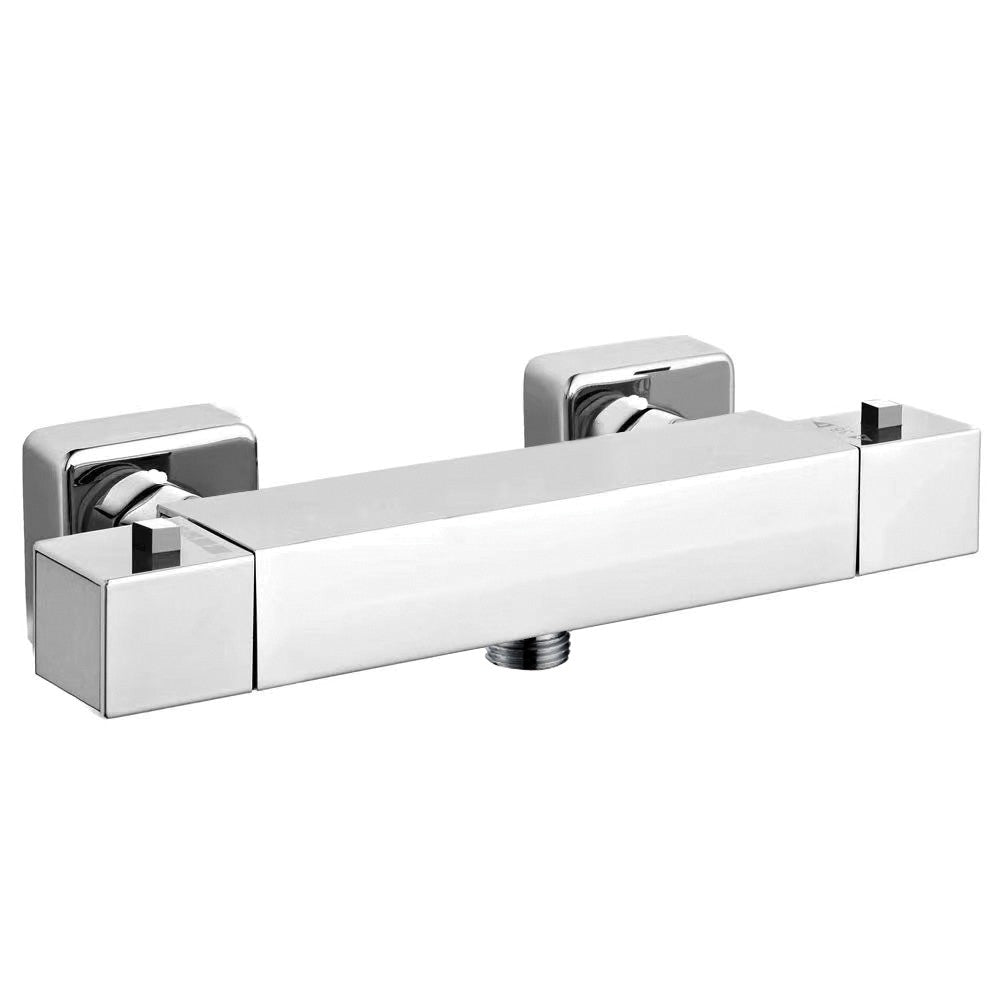 foto del prodotto miscelatore doccia termostatico quadrato un attacco inferiore