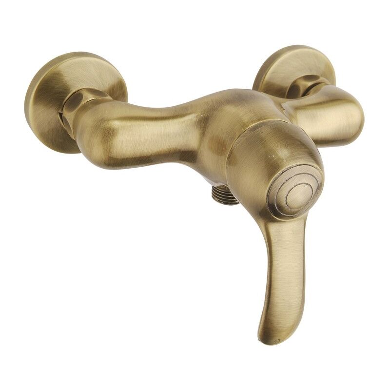 foto del prodotto miscelatore esterno doccia finitura ottone antico serie oxford