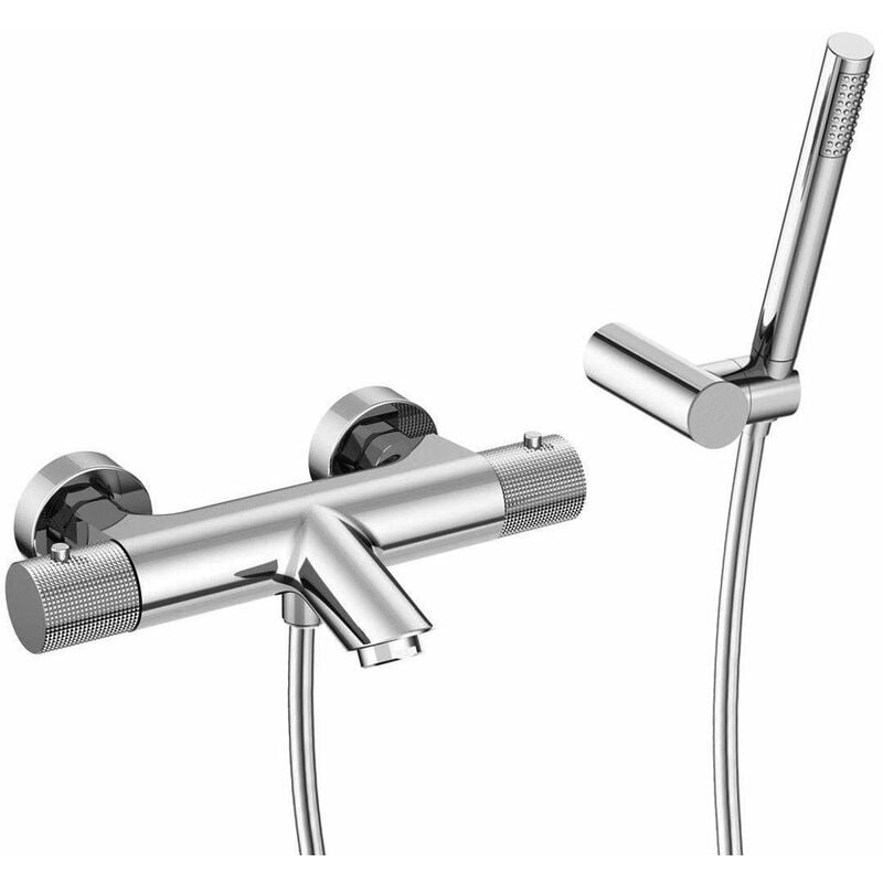 foto del prodotto miscelatore esterno doccia termostatico con set doccia paini cox grip 7gcr105th cromo