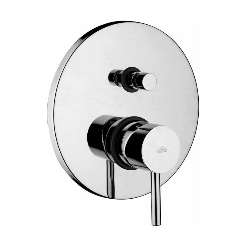 foto del prodotto miscelatore incasso doccia 2 uscite 200 mm paffoni serie birillo bi015cr cromato ottone