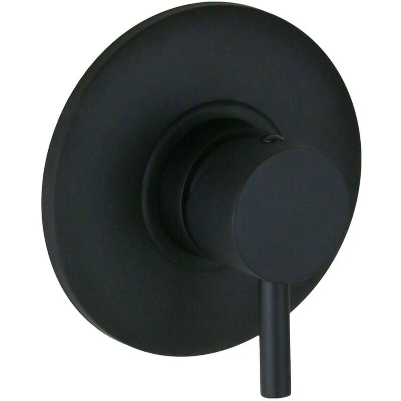 foto del prodotto miscelatore incasso doccia colore nero opaco placca 116 paffoni light lig010no nero opaco 116 1 uscita