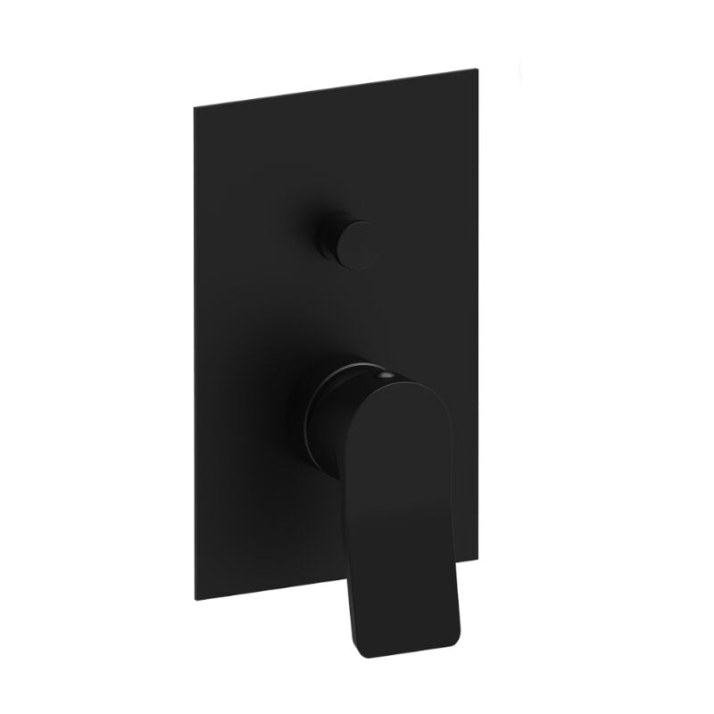 foto del prodotto miscelatore incasso doccia con deviatore a 2 colore nero opaco paffoni tilt ti015no nero opaco 2 uscite