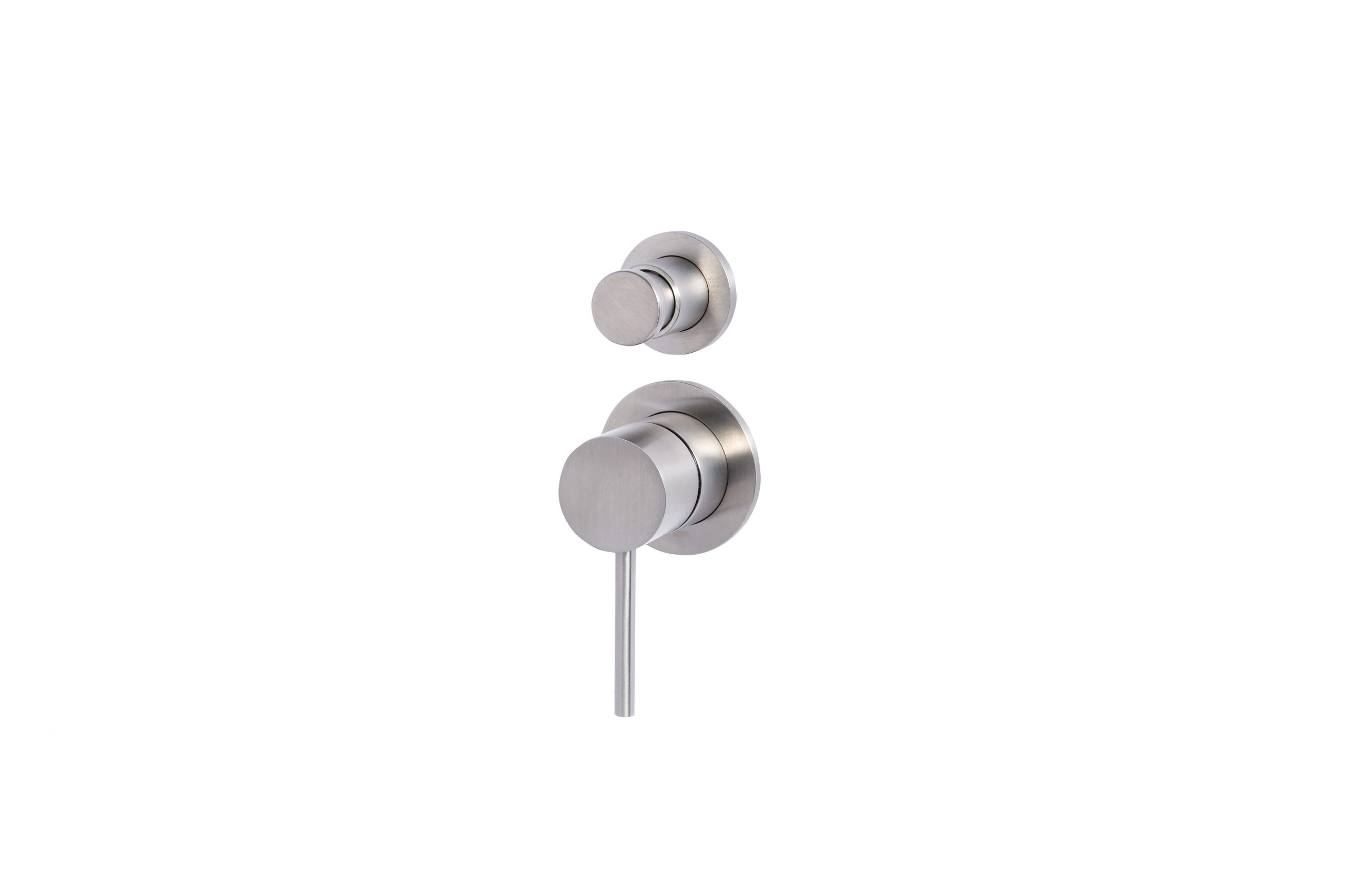 foto del prodotto miscelatore incasso doccia con deviatore in acciaio inox 316l tubico tevere t44080 satinato