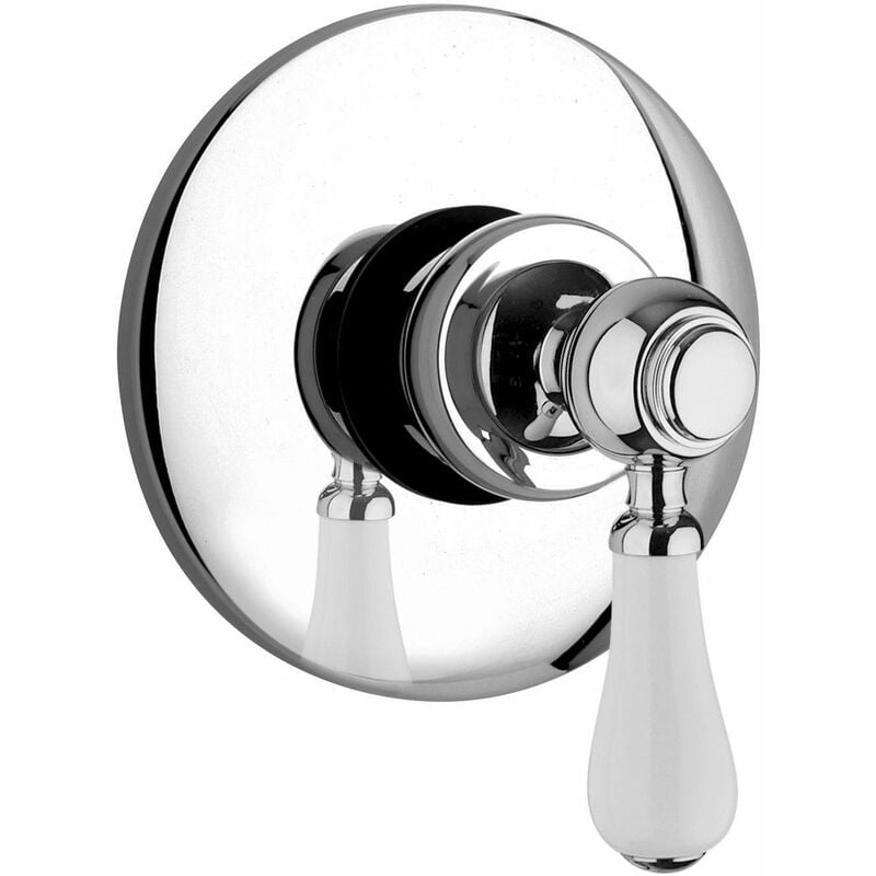 foto del prodotto miscelatore incasso doccia stile retrò 1 via piralla como 0to00410a21 cromo - 1 uscita