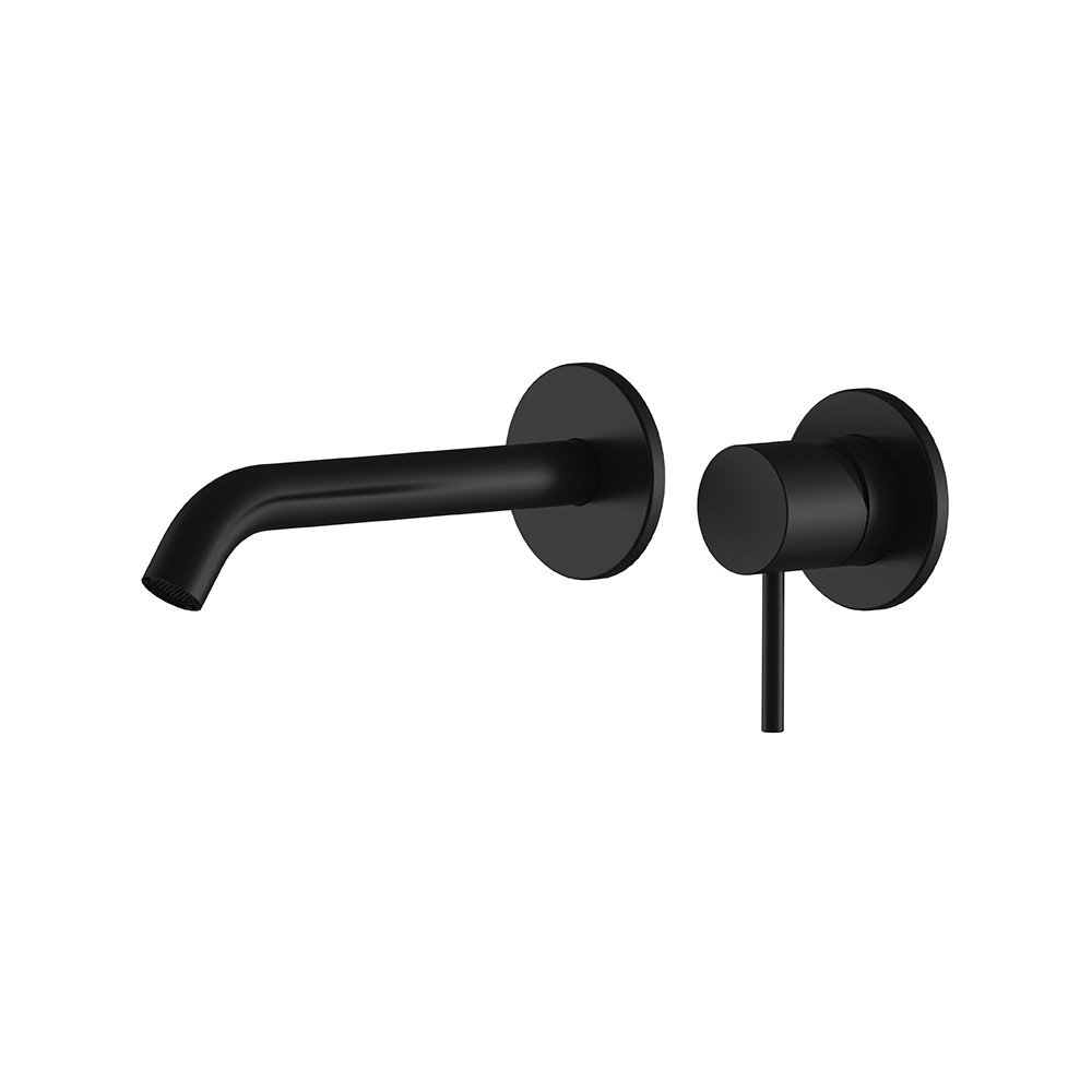 foto del prodotto miscelatore incasso lavabo nero opaco serie x style