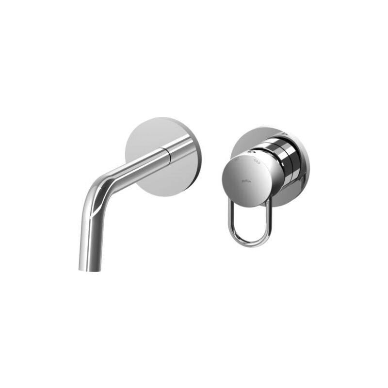 foto del prodotto miscelatore lavabo ad incasso con bocca l. 248 mm paffoni serie joker jk106cr70 cromato ottone